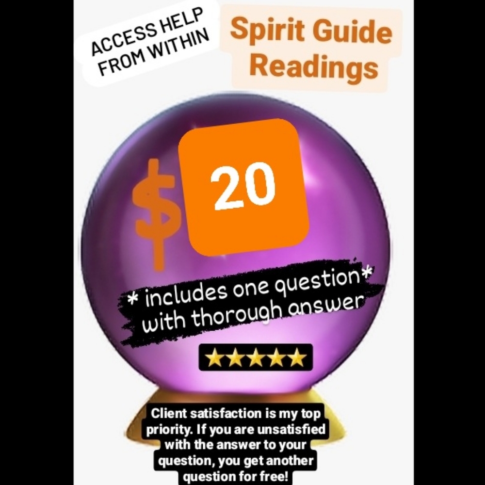 Spirit Guide Reading - Authentic, 5-star rated!